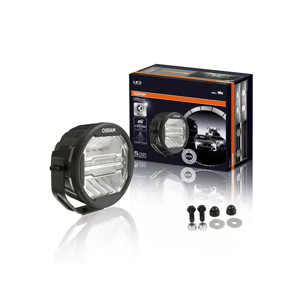 10” Osram Led Light Round Mx260-Cb Combo Beam And Mounting Kit 1