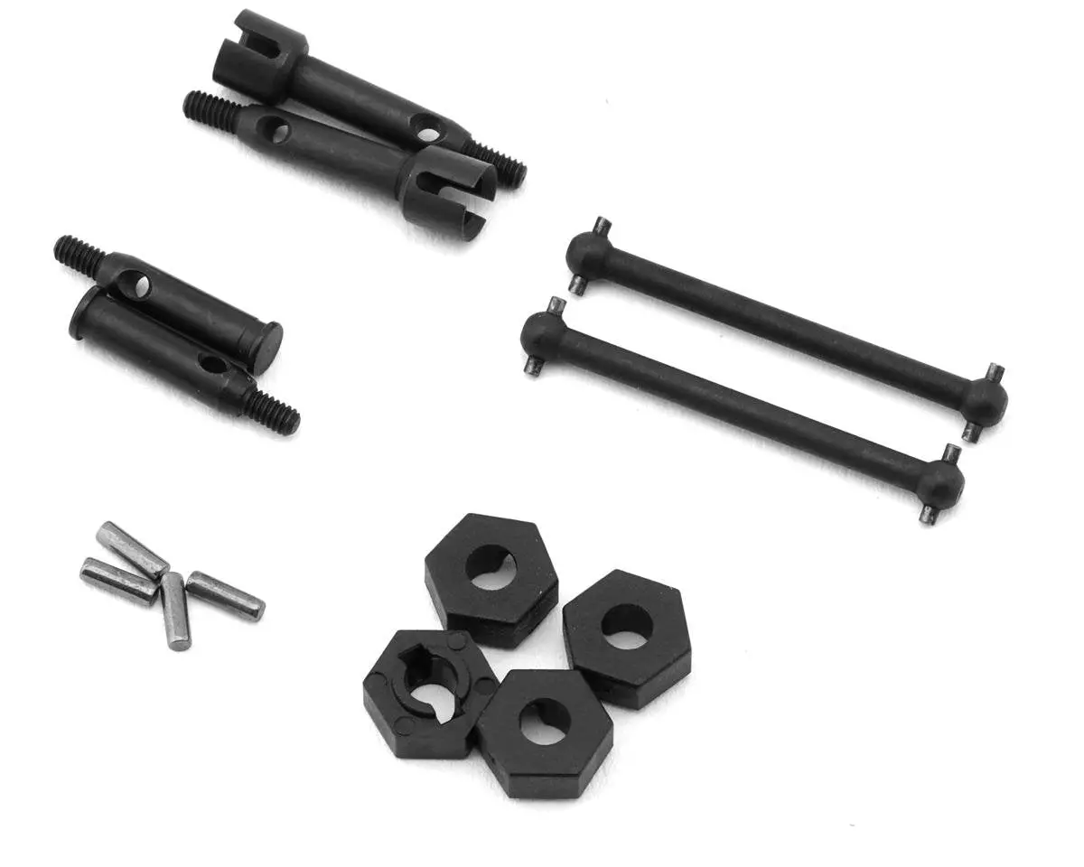 Micro-B Parts: Drive Shafts, Axles, Wheel Hexes 1