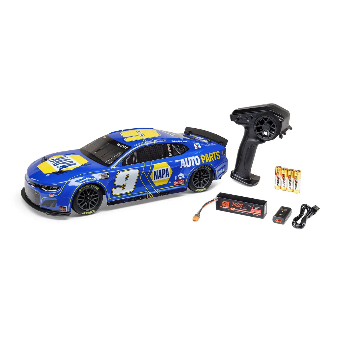 2025 Nascar Chevy Camaro 1/12 Stock Car Rtr, Chase Elliot #9 1