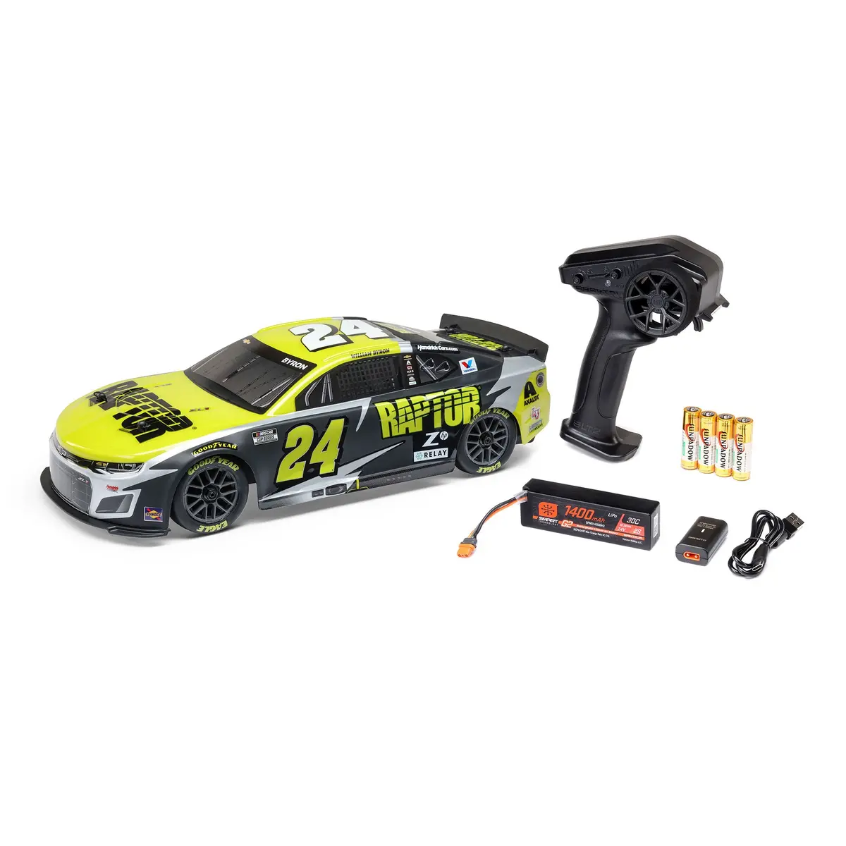 2025 Nascar Chevy Camaro 1/12 Stock Car Rtr, William Byron #24 1