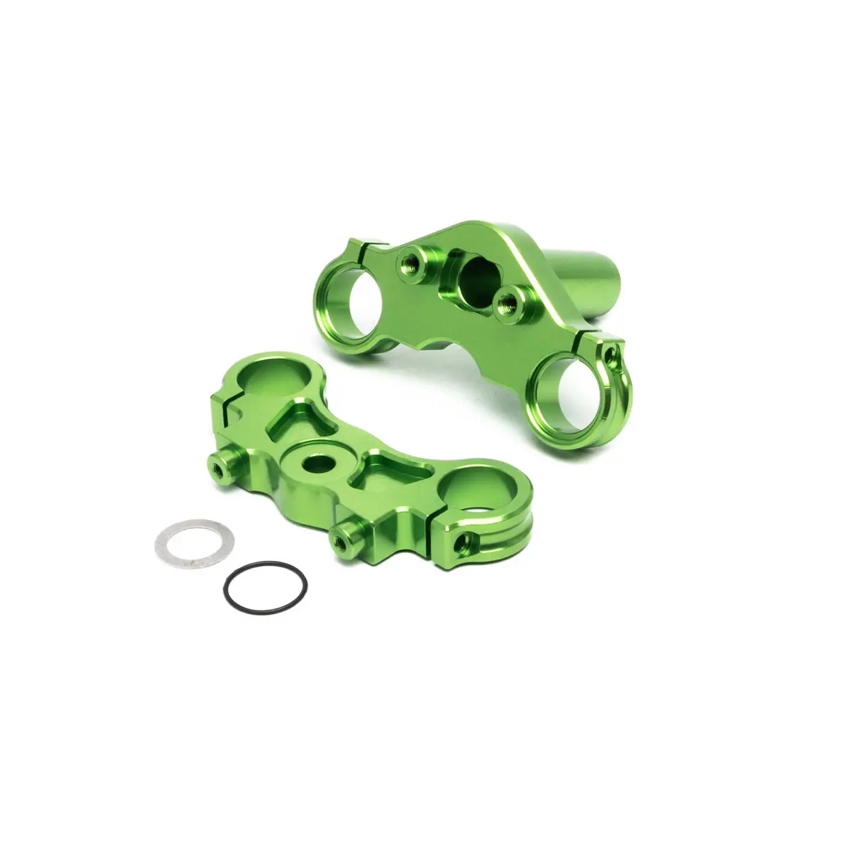 Pm-Mx Aluminum Triple Clamps, Green 1
