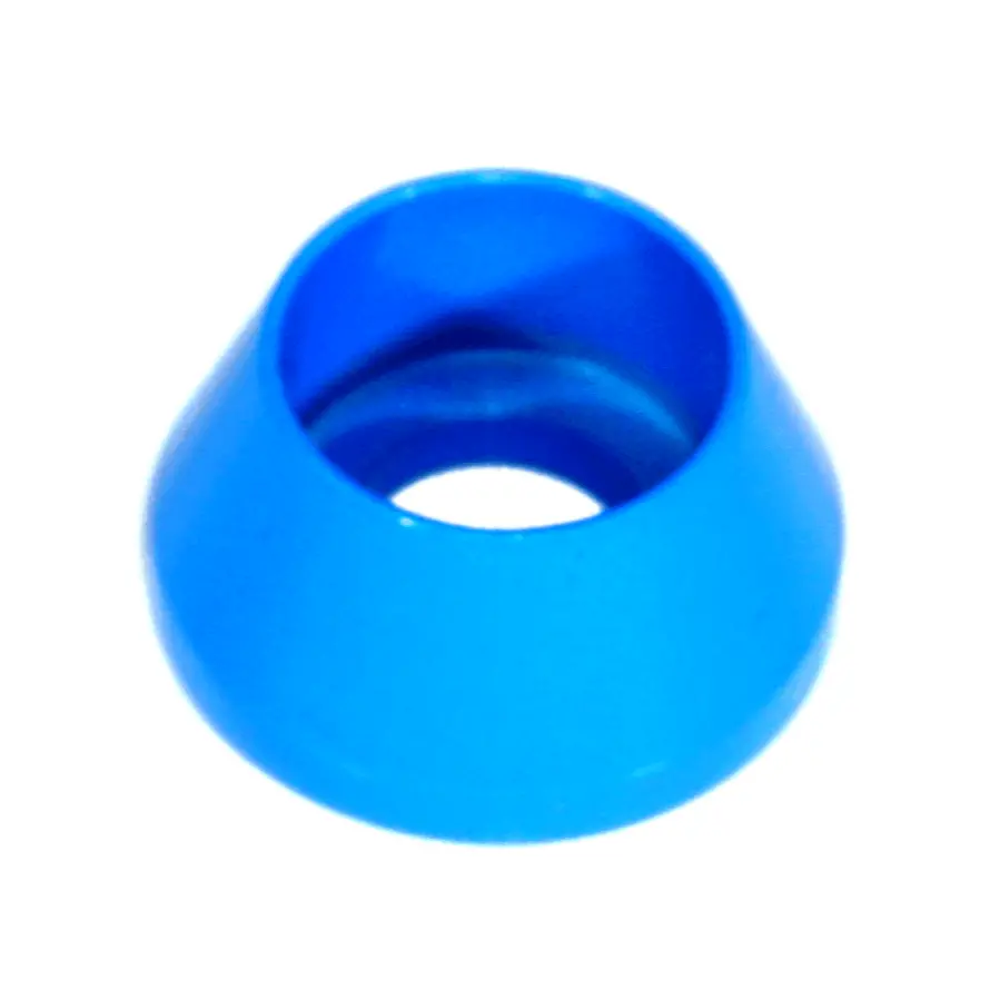 Zspec Body Kit Fastener, Billet-Angled Finish Washer & Stainless M6x20mm Bolt, W/ Rivet Nut, Per Each 8