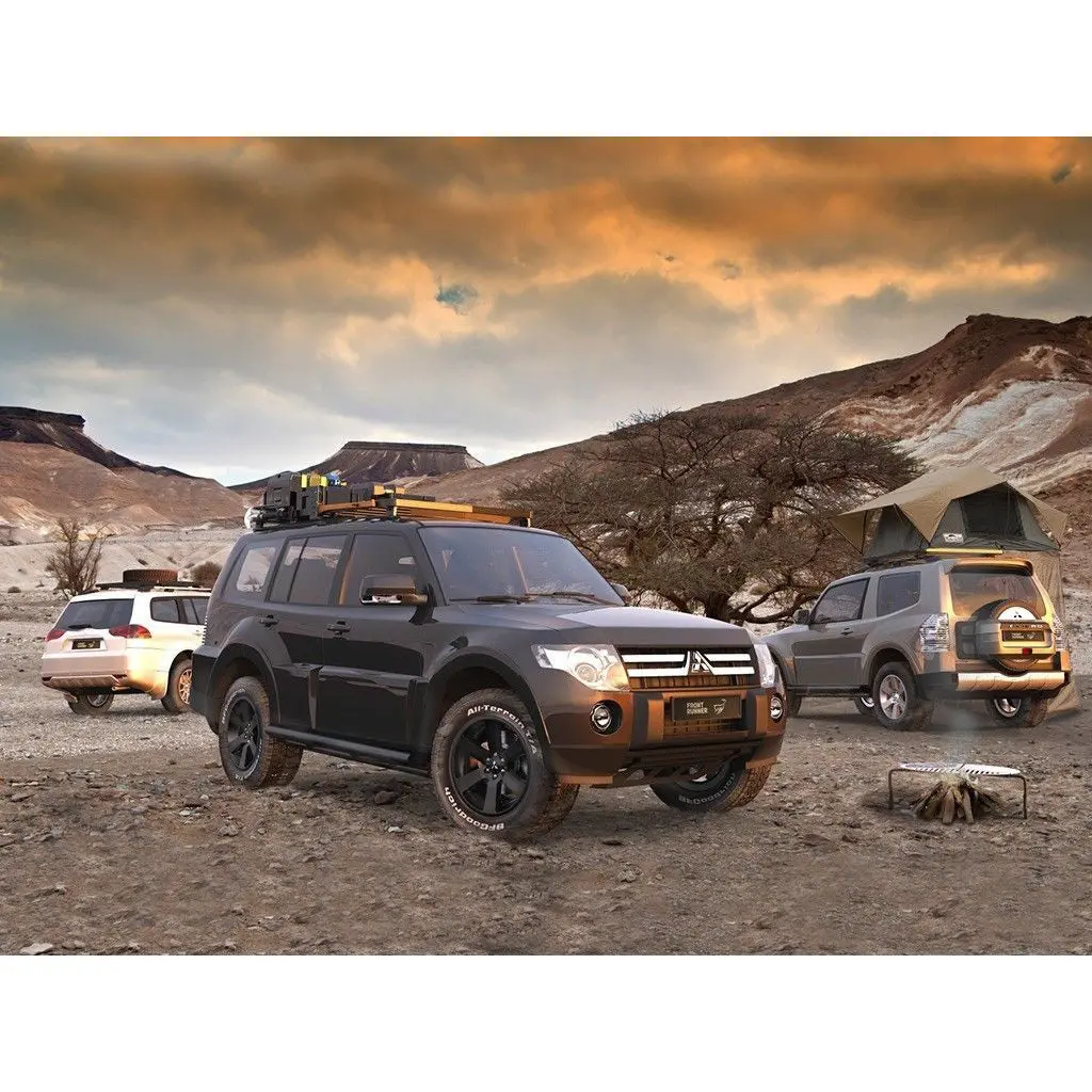 Front Runner Slimline Ii Roof Rack For Mitsubishi Pajero Lwb (1991-1999) - Tall 1