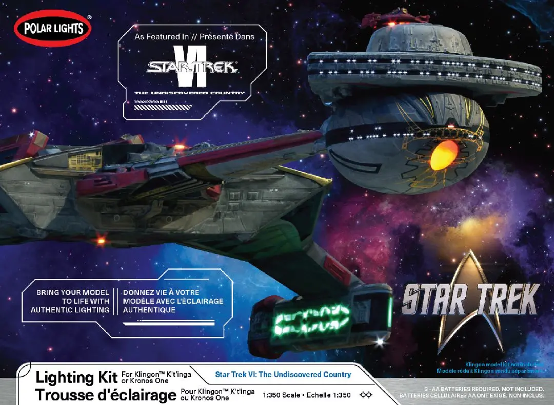 1/350 Star Trek 6: The Undiscovered Klingon K'ronos 1 Light Kit 1