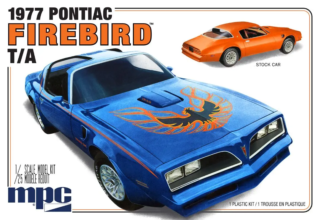 Mpc 1977 Pontiac Firebird T/A 1/25 Model Kit (Level 2) 1