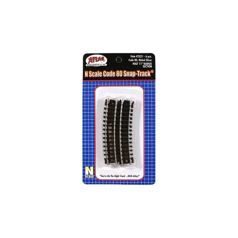Atlas 2521 N Code 80  Half 11" Radius Curved 1