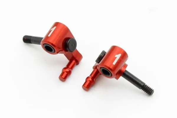 Mini-Z Alu. Steering Block (Mr-03/Camber 1/Red) 1