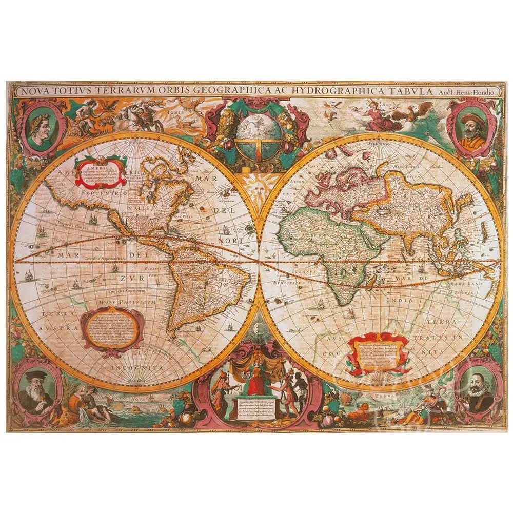 Clementoni 1000Pc - Old Map 1