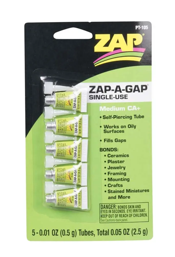 Ca Glue, Single Use Tubes, .01 Oz 1