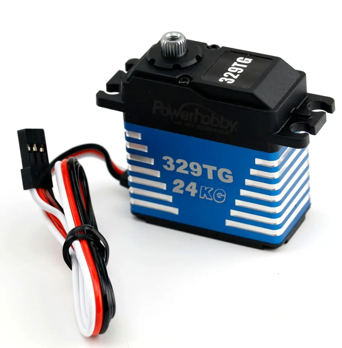 329Tg High Torque Aluminum Case Titanium Gear Servo, 0.19Sec/334Oz 1