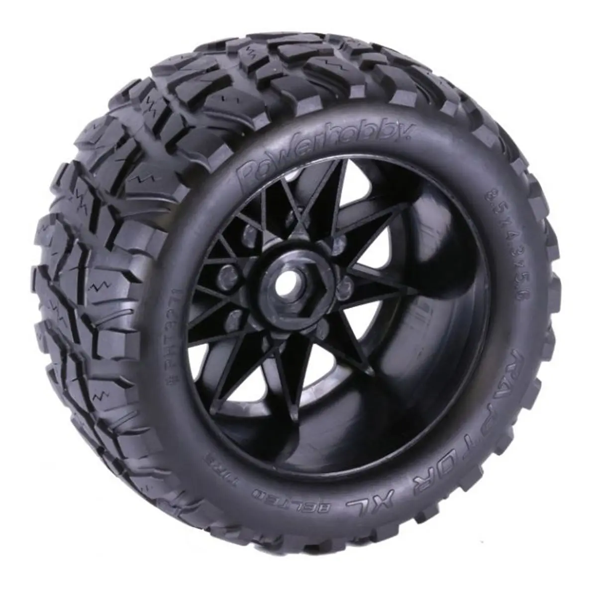 Raptor Xl Belted Monster Truck Wheels / Tires 2