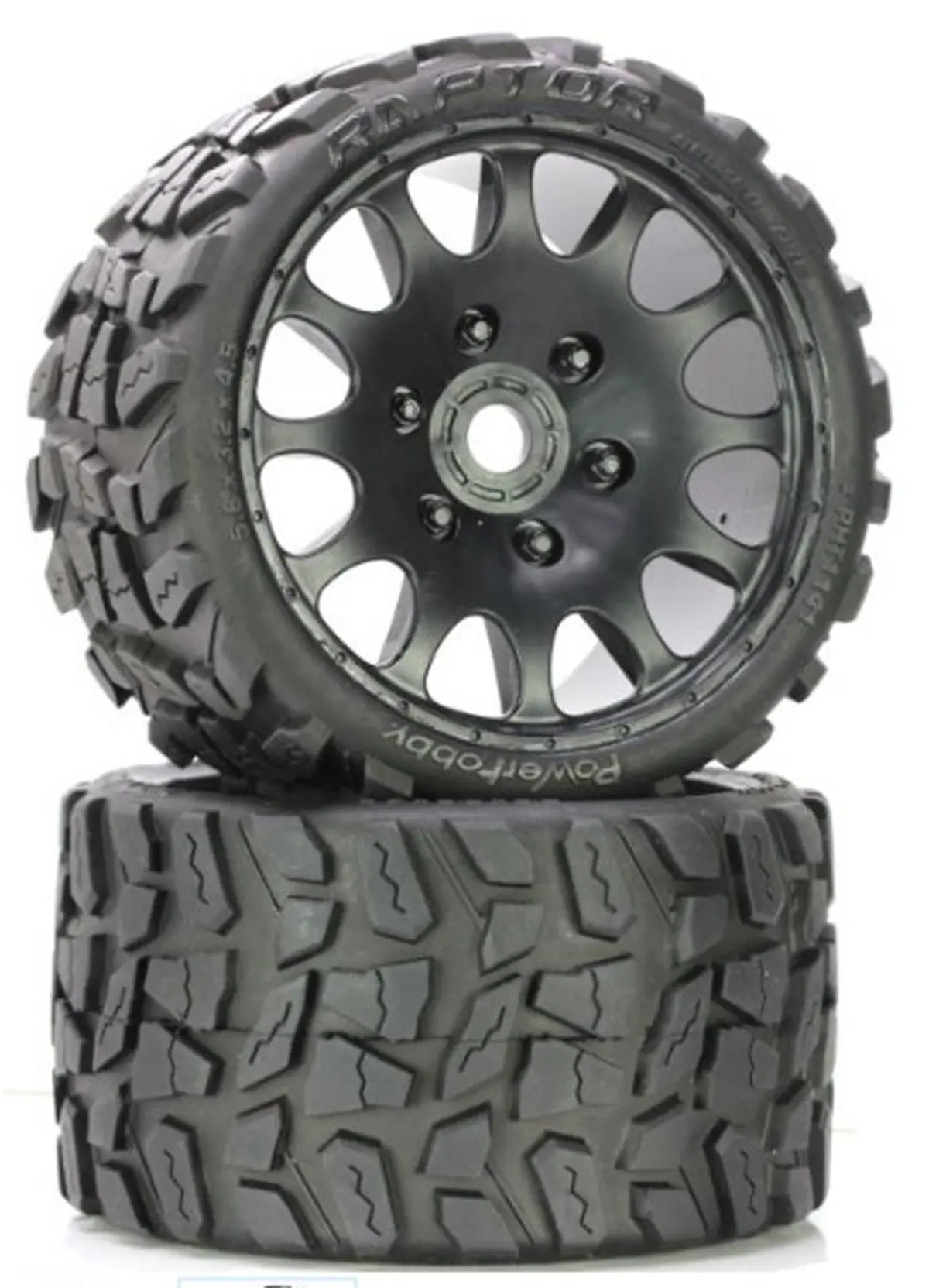 Raptor Belted Monster Truck Wheels / Tires 1