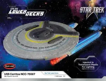 1/400 Star Trek Lower Decks Uss Cerritos By Polar Lights 1