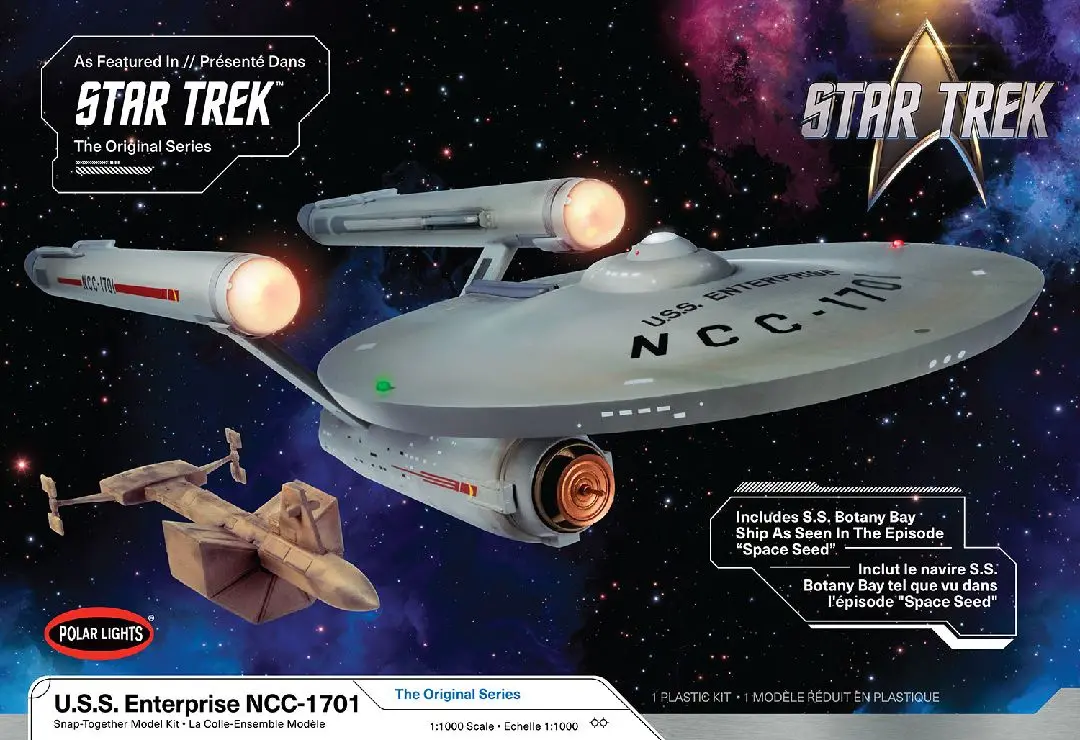 Polar Lights 1/1000 Star Trek: Original Series Uss Enterprise 1