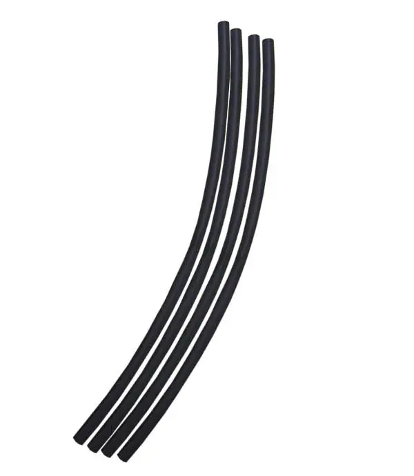 Heat Shrink, 6Mm Diameter, (4) 9In Long Pieces, Black 1