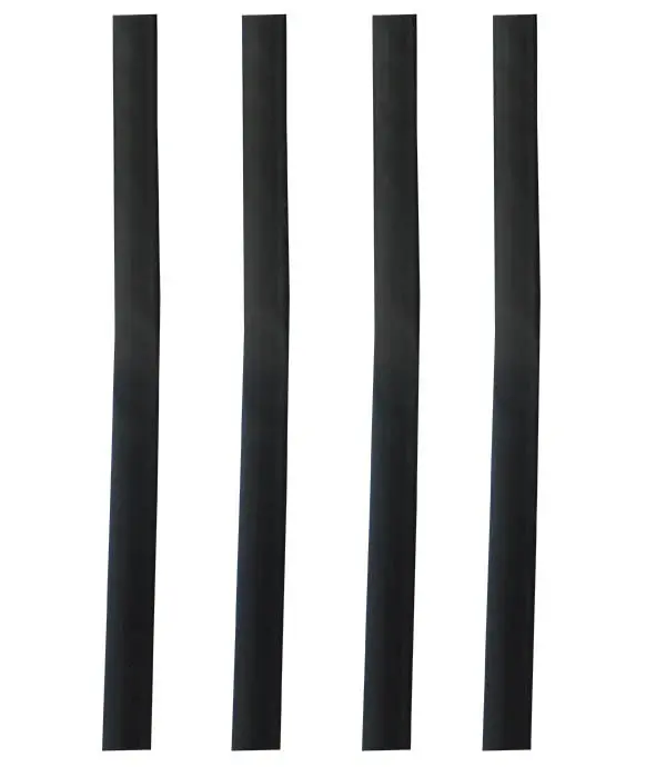 Heat Shrink, 9Mm Diameter, (4) 9In Long Pieces, Black 1