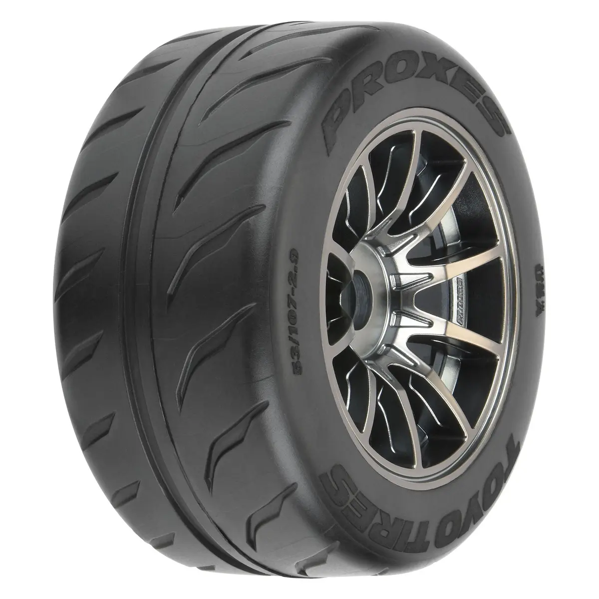 Toyo Proxes R888r S3 1/7 Rear 53/107 2.9" Mtd Tire (2) 1