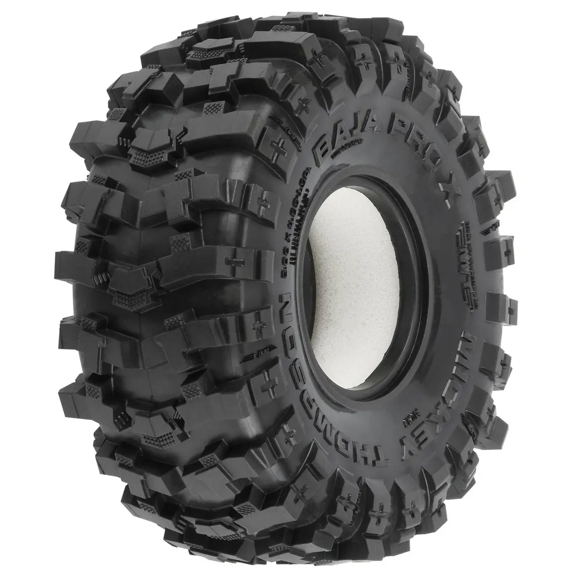 Mt Baja Pro X Predator 1/10 F/R 1.9" Crawler Tires (2) 1