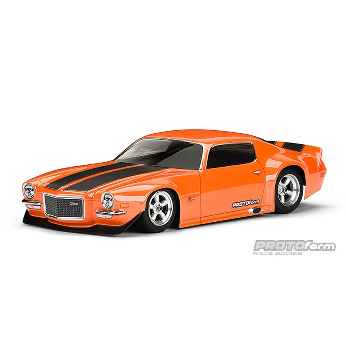 1971 Chevy Camaro Z28 1/10 Vta Car Body, Clear 1