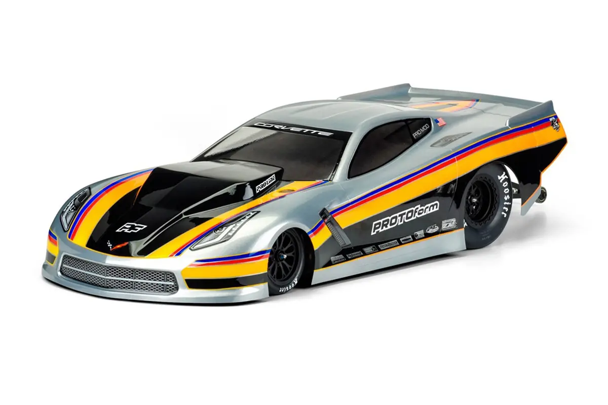 Chevy Corvette C7 Pro Mod Body, Clear 1