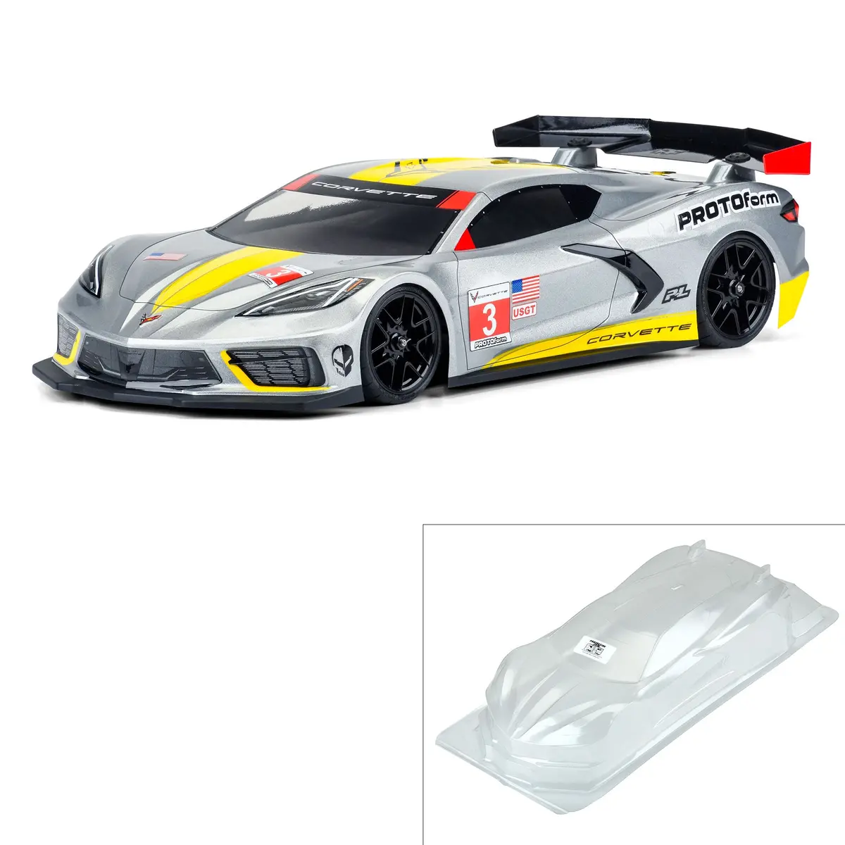 Chevrolet Corvette C8 1/10 Touring Car / Usgt Body 1