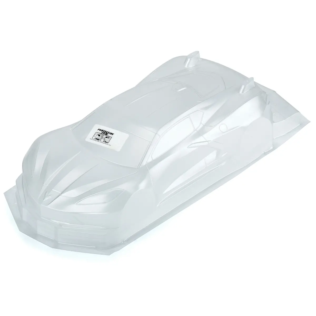 Chevrolet Corvette C8 1/12 Pan Car Body, Clear, Gt12 1