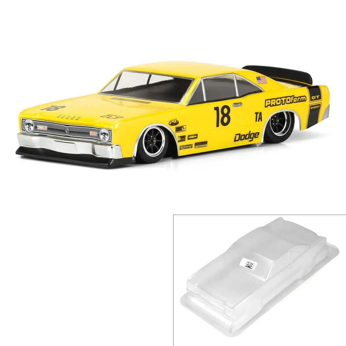 1967 Dodge Dart 1/10 Touring Car / Vta Body 1