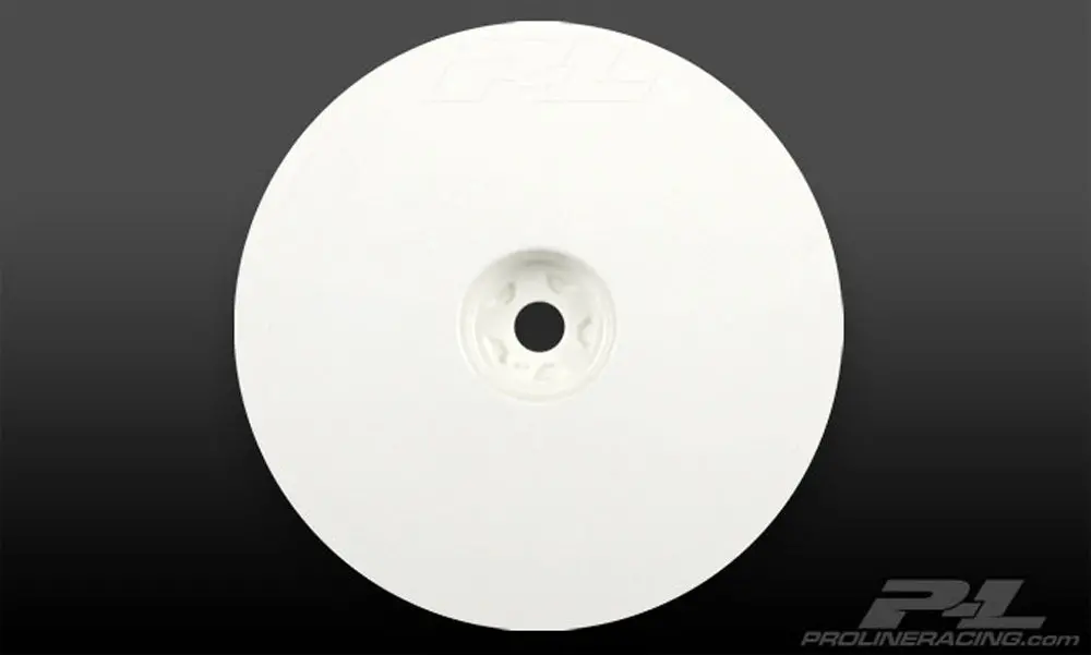 Velocity 2.2" Hex Wheels, White, Front 1