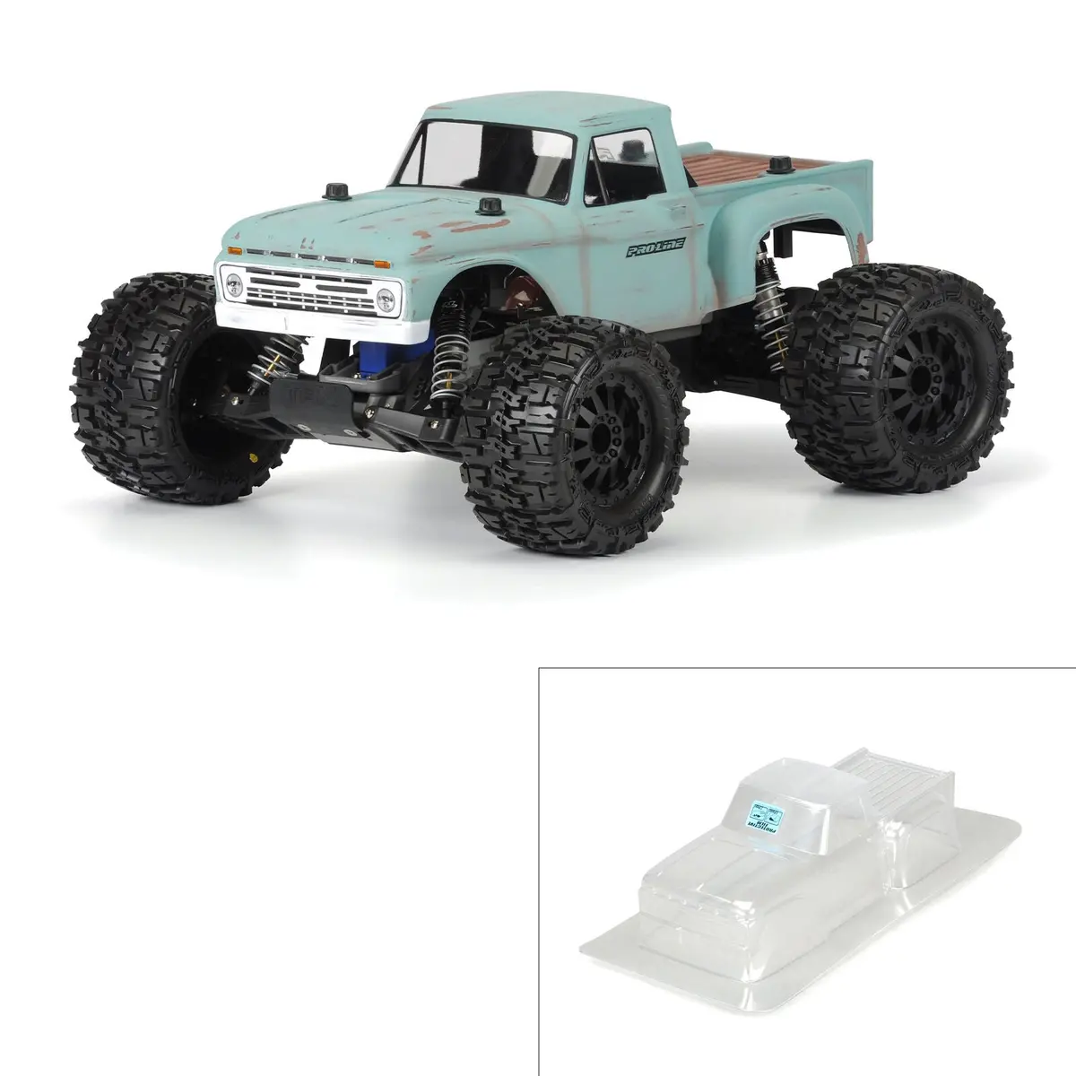 Stampede 1966 Ford F-100 1/10 Clear Body 1