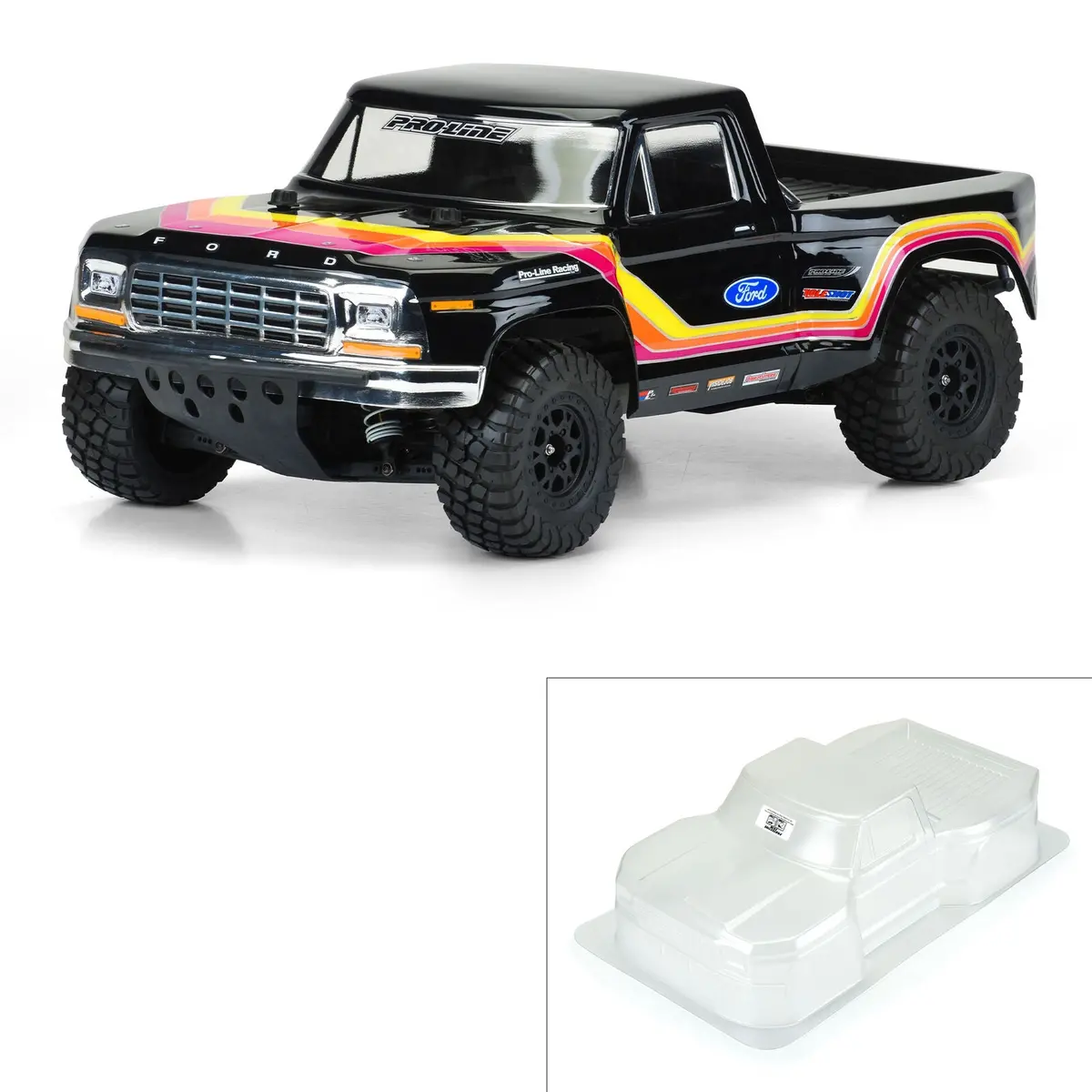 1979 Ford F-150 Race Truck 1/10 Clear Body 1