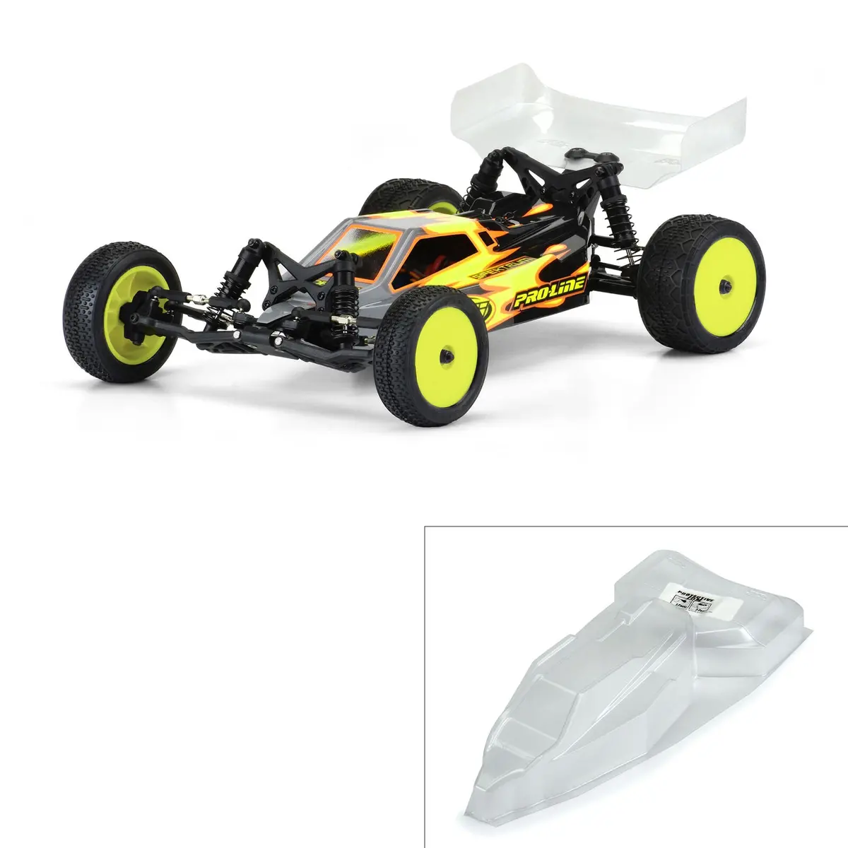 Losi Mini-B Axis Light Weight 1/16 Clear Body 1