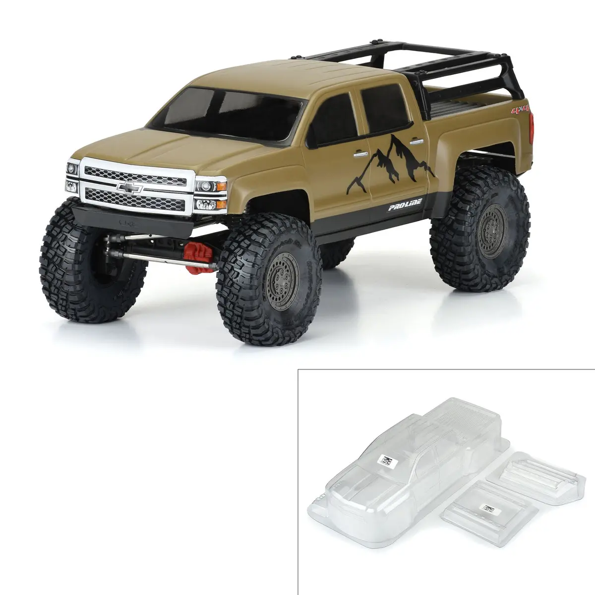 2015 Chevrolet Silverado 1/10 Clear Body 1