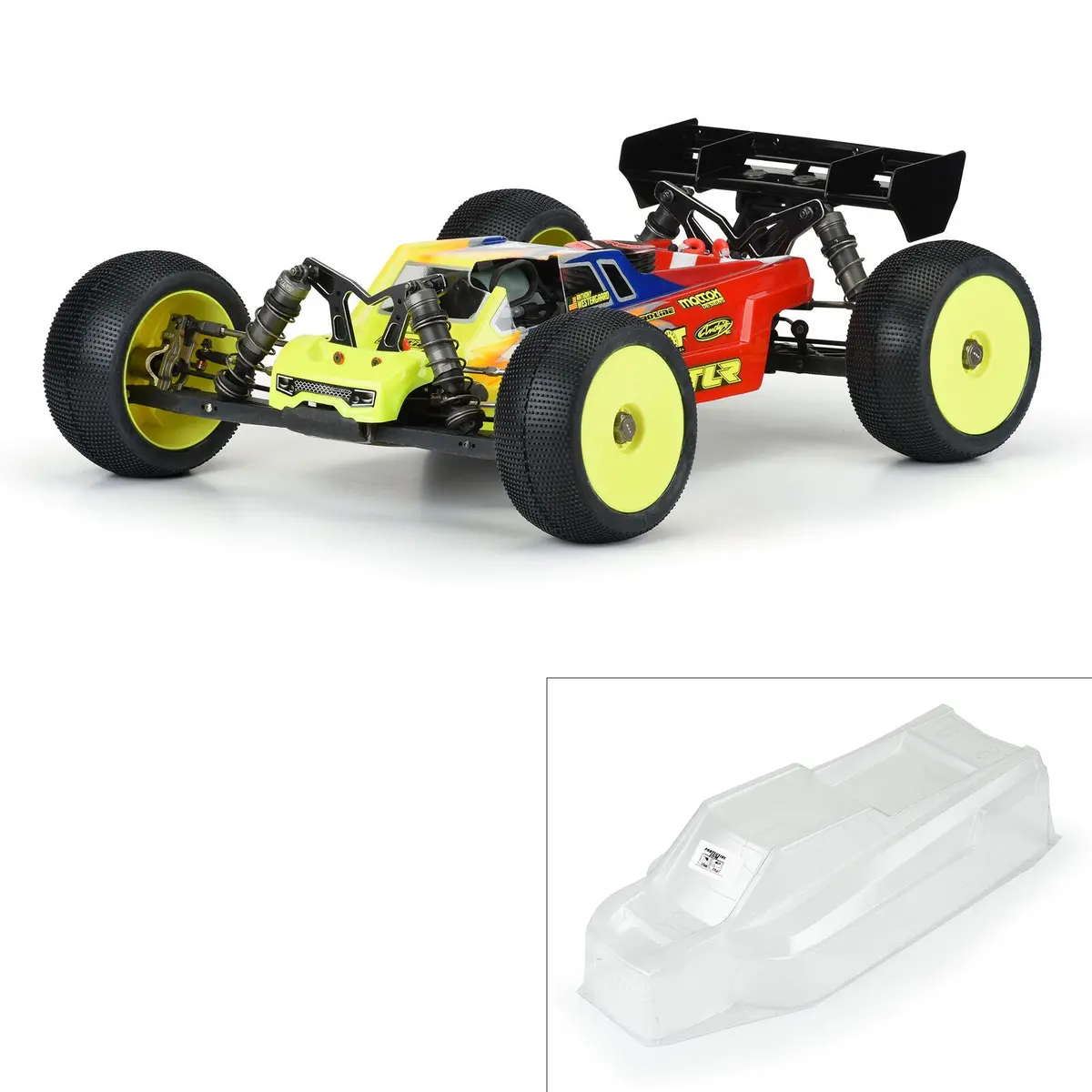 8Ight Xt Axis T Bruggy 1/8 Clear Body 1