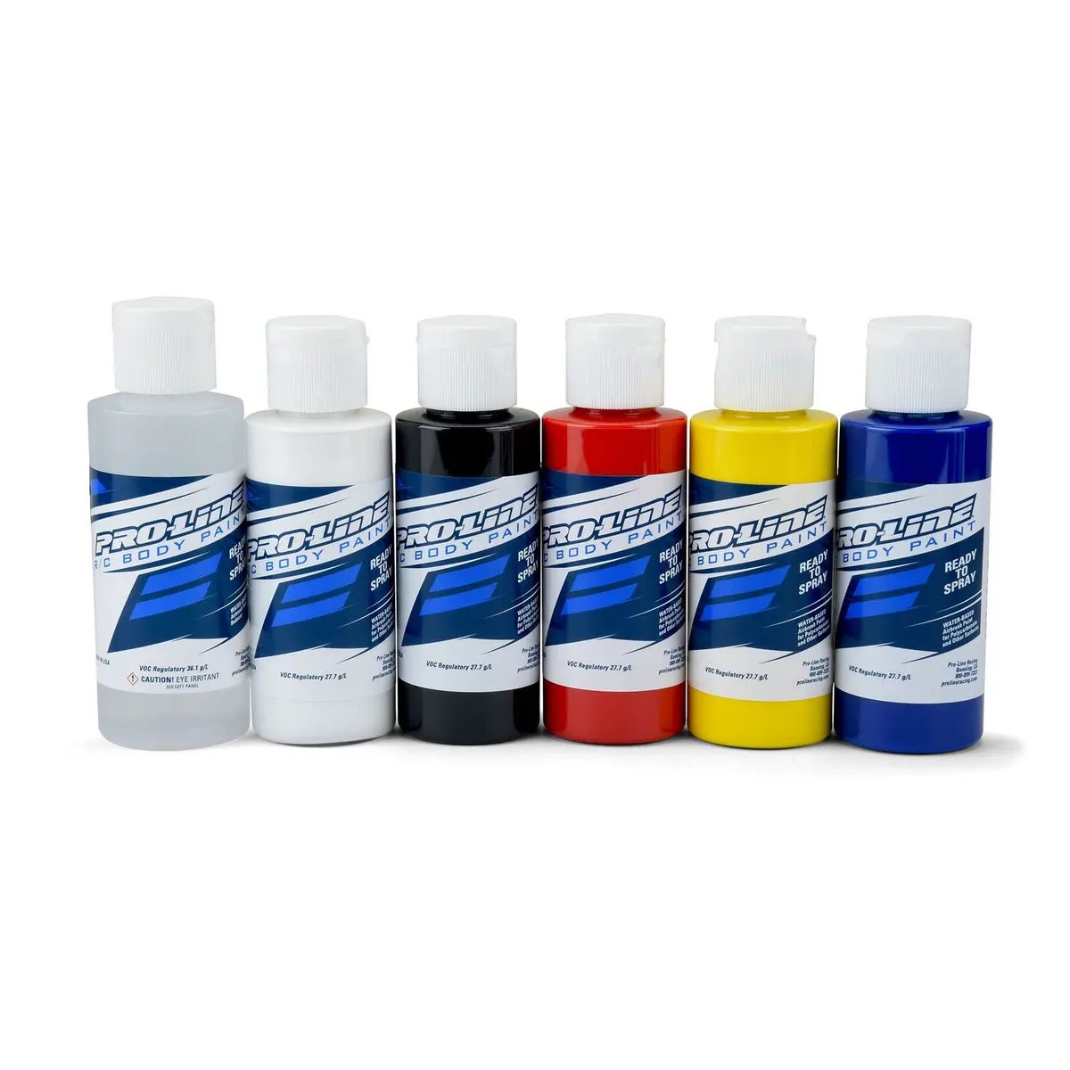 Pro-Line Rc Body Paint Primary Color Set 1