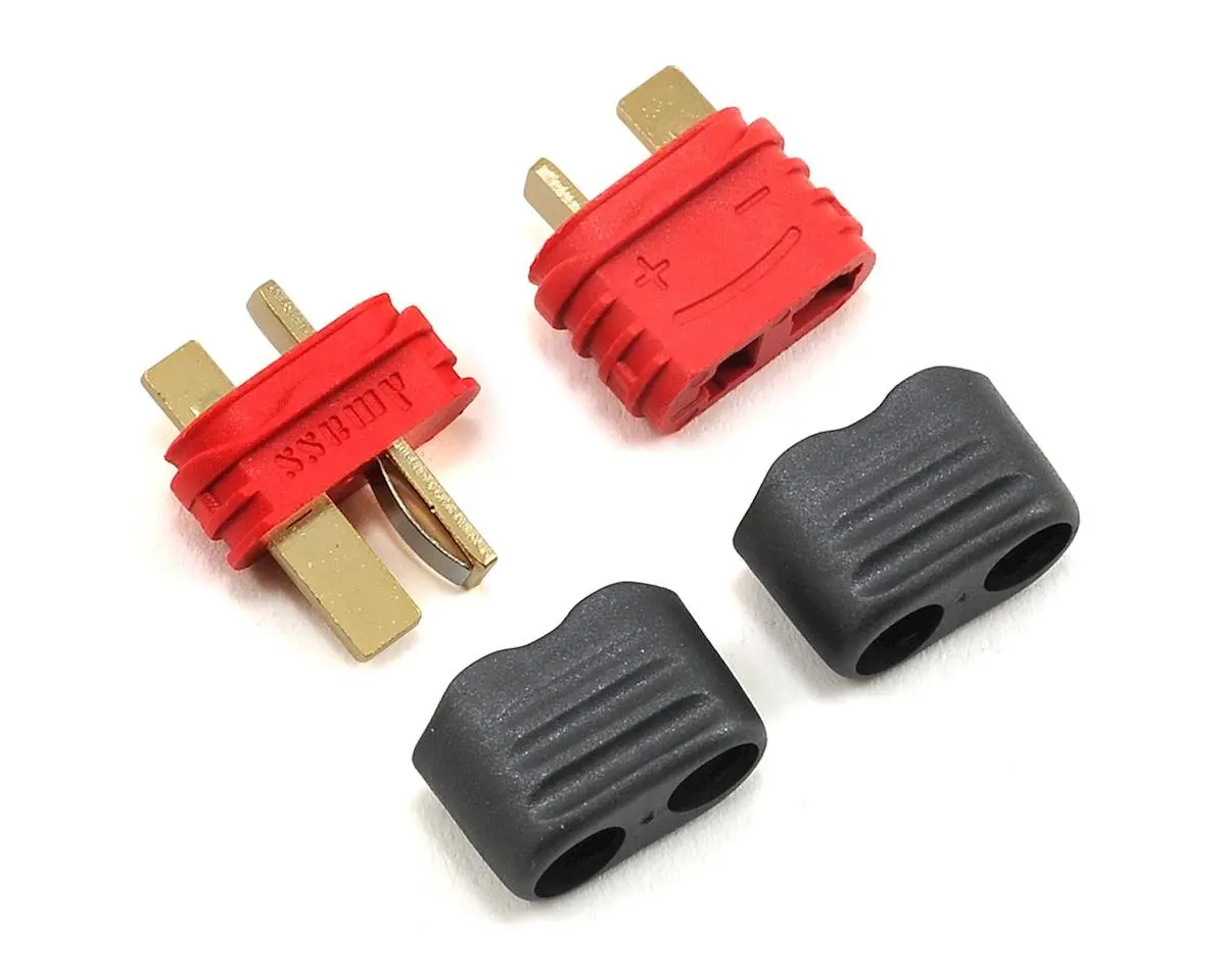 Sheathed T-Style / Deans Plug (1) Male & (1) Female 1