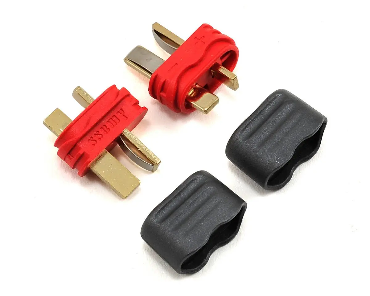 Sheathed T-Style / Deans Plug, Male (2) 1