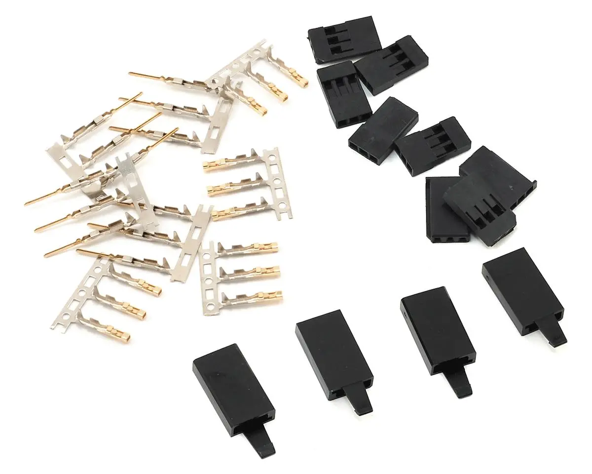 Futaba & Jr Style Locking Servo Connectors (4Pr) 1