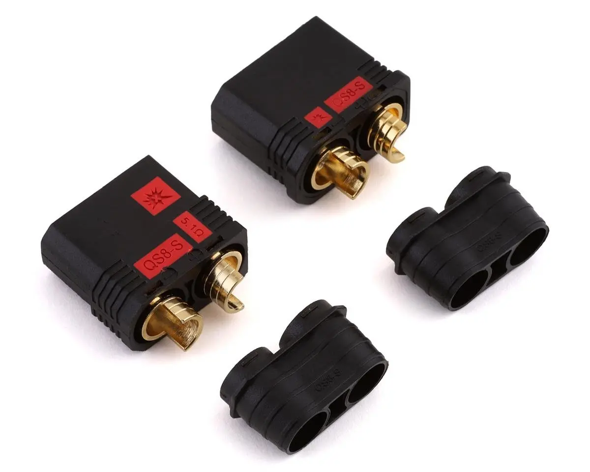 Qs8 Anti-Spark Battery Connector, (1) Male & (1) Female 1