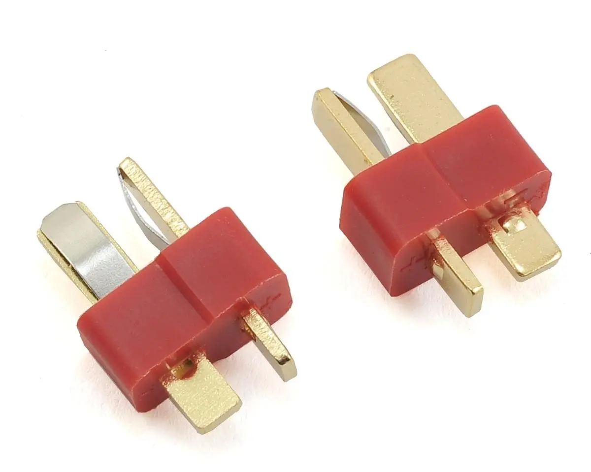 T-Style / Deans Battery Connectors, Male (2) 1