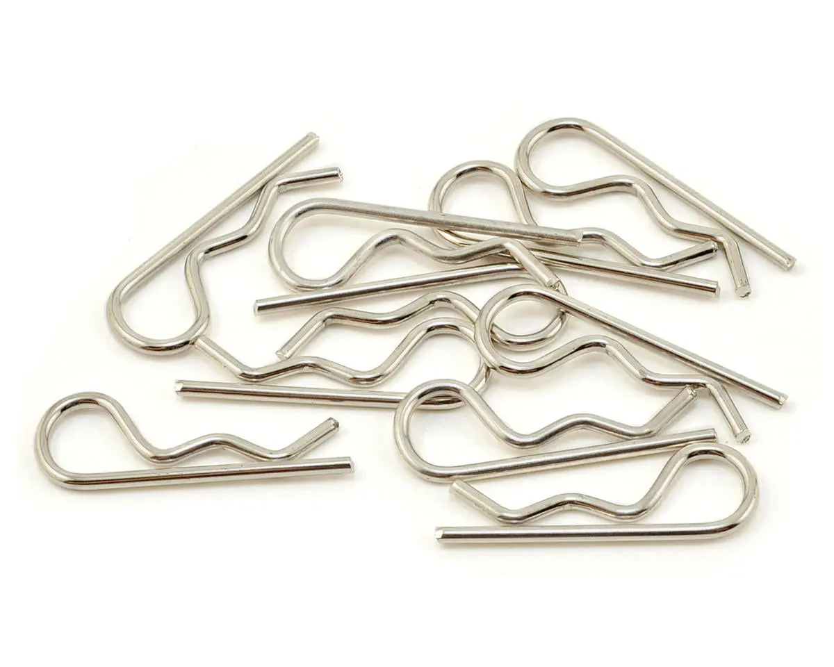 Large Body Clips, 1/8 Scale (10) 1
