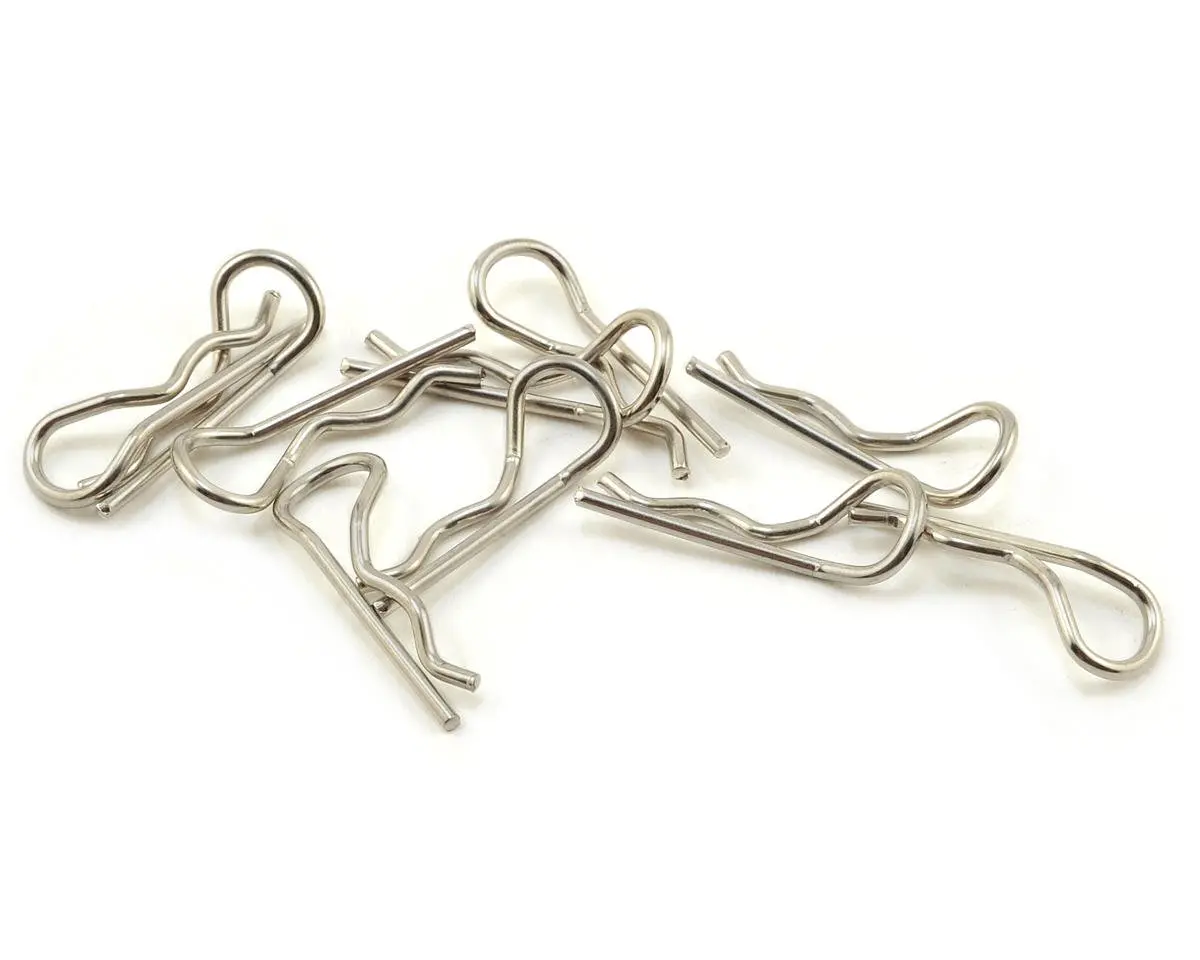 Standard Bent Body Clips, 1/10 Scale (10) 1
