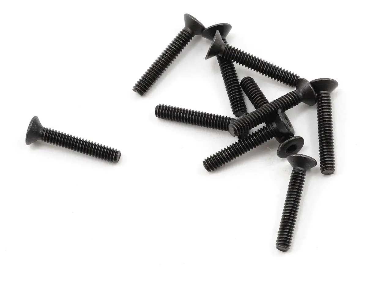 High Strength Flat Head Screw, 2X12mm (10) 1