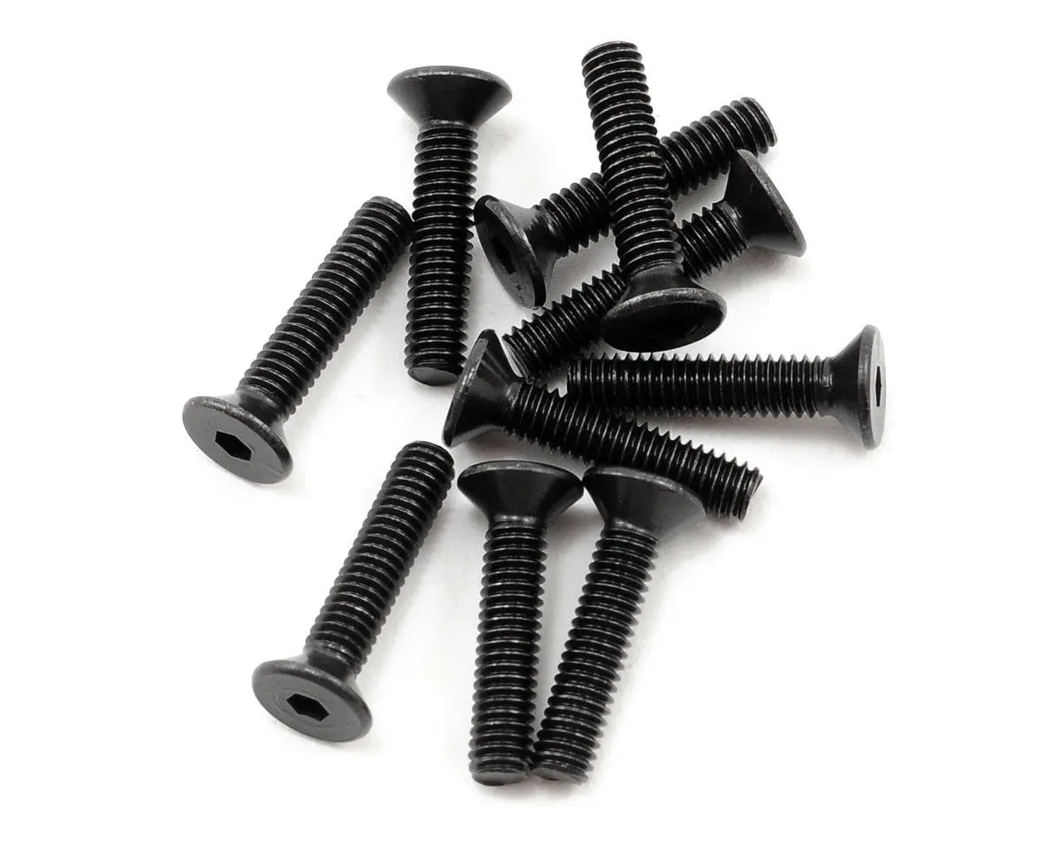 High Strength Flat Head Screw, 2.5X12mm (10) 1