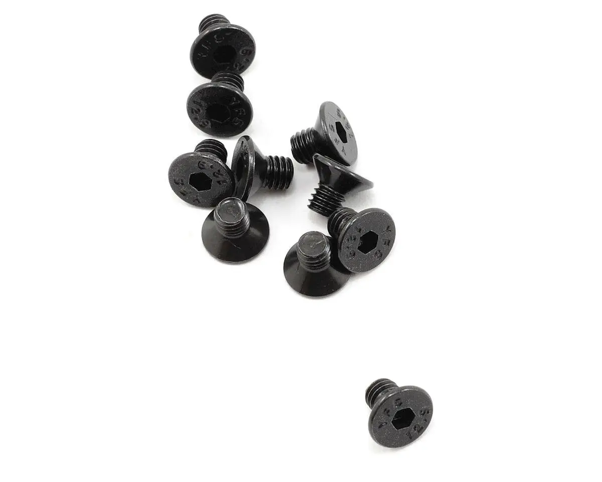 High Strength Flat Head Screw, 4X6mm (10) 1
