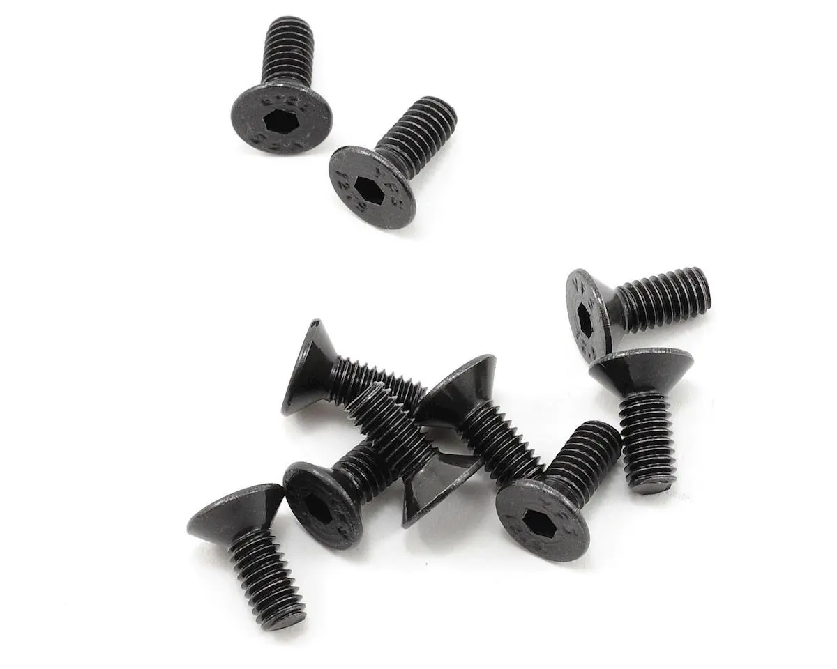 High Strength Flat Head Screw, 4X10mm (10) 1