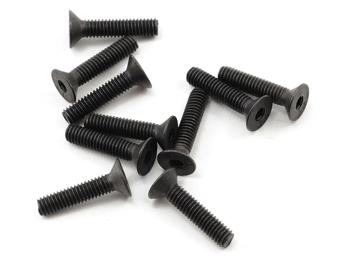 High Strength Flat Head Screw, 4X18mm (10) 1
