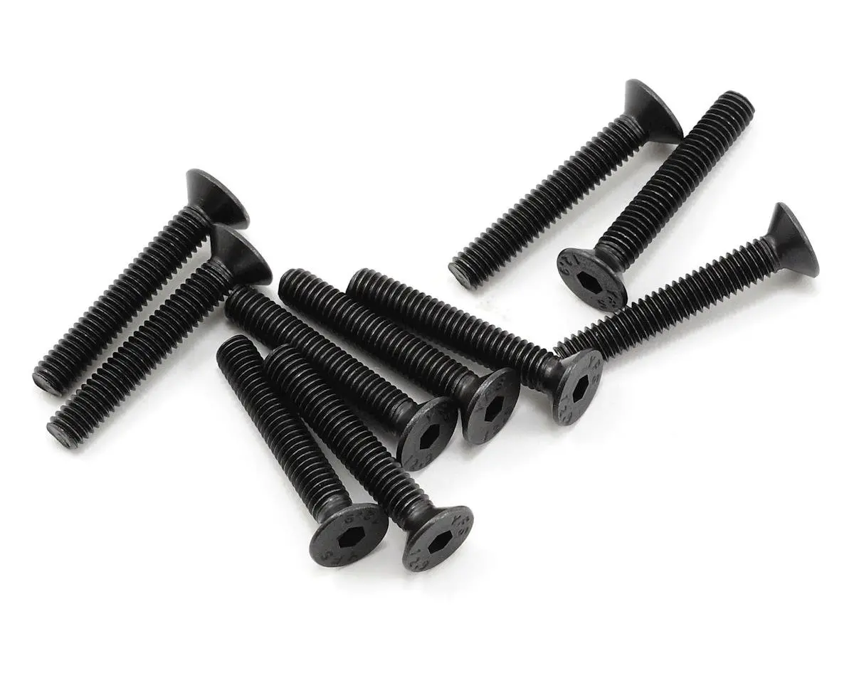 High Strength Flat Head Screw, 4X25mm (10) 1