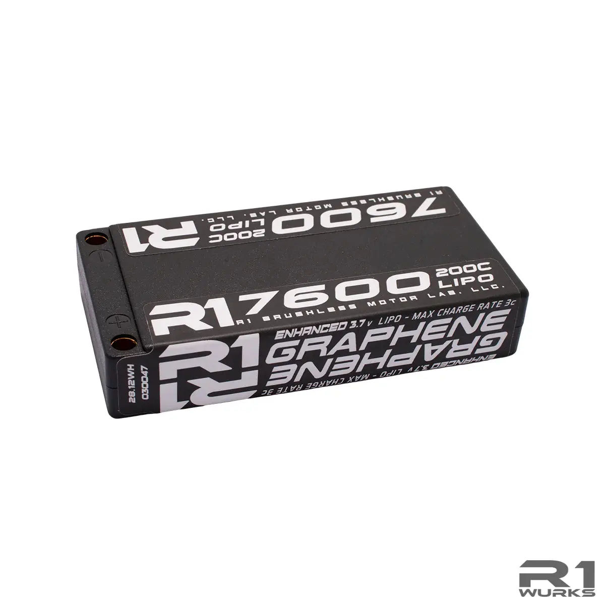 Enhanced Graphene 3.7V 1S Lipo Battery, 200C 7600Mah 1
