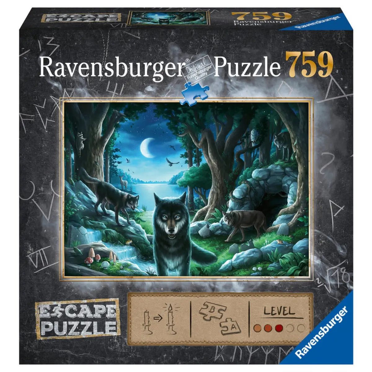 Ravensburger 759Pc - Escape Series: The Curse Of The Wolves 1