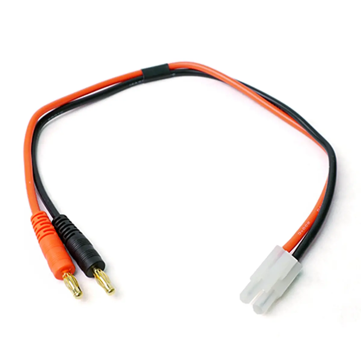 Charge Adapter, Male Tamiya To Male 4Mm Bullets 1